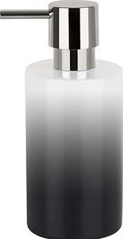 SPIRELLA Tube distributeur de savon gres - 16x7x7 cm - noir