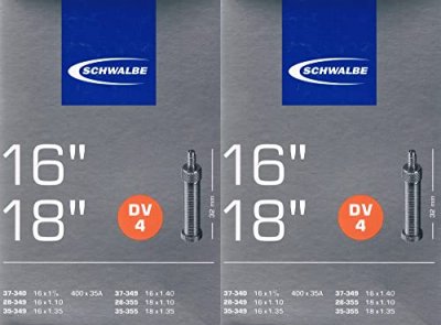 SCHWALBE Tube int&eacute;rieur 16/18 pouces (37-340, 28/37-349, 28/35-355) DV 32 mm