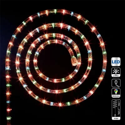 FEERIC LIGHTS & CHRISTMAS Tube lumineux 18 m&egrave;tres multicolore