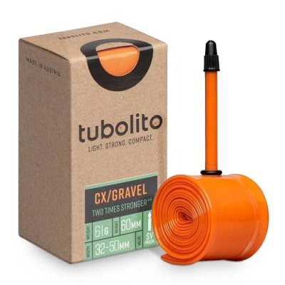 TUBOLITO  Cx/gravel All Presta 60 Mm Inner Tube Orange 700 / 30-47