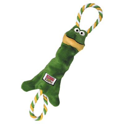 KONG Tugger Knots S/M  Grenouille pour chien - Jouet  pour Chien