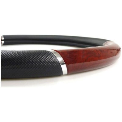 TUNING EFFECT  163538 Couvre-Volant Noir Simili Bois