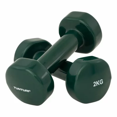 TUNTURI  14TUSFU110 Halt&egrave;re Mixte Adulte, Vert, 2 kg