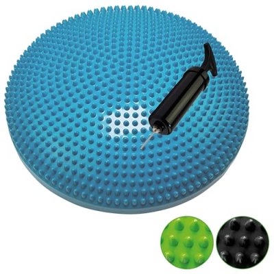 Tunturi Coussin d'&eacute;quilibre air Stepper Yoga Gymnastique Bleu