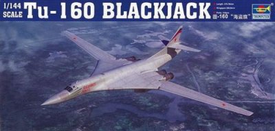 TRUMPETER Tupolev Tu-160 Blackjack Bomber - 1:144e - 