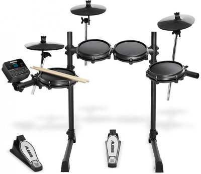 ALESIS Turbo Mesh Kit Batterie Electronique 4 F&ucirc;ts 3 Cymbales