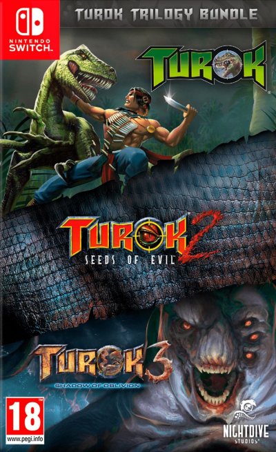 JUST FOR GAMES Turok Trilogy Bundle SWITCH 