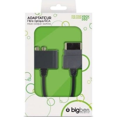 BIGBEN Turtle Beach C&acirc;ble audio fibre optique/RCA pour micro-casque Xbox 360