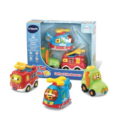 VTECH Tut tut bolides coffret trio pompiers