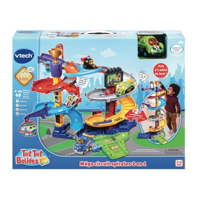 VTECH Tut Tut Bolides  M&eacute;ga circuit spirales 2 en 1