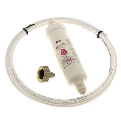 LG Tuyau arrive eau + raccord + filtre a eau pour refrigerateur  AJR73482513