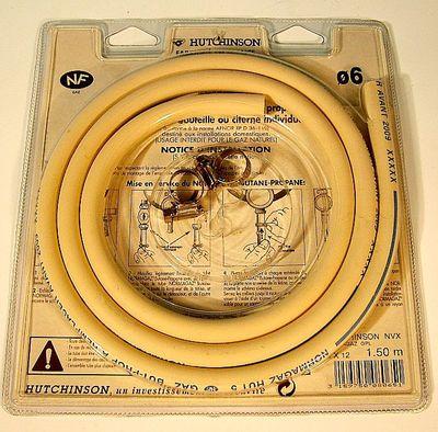 GAZINOX Tuyau caoutchouc gaz bp garantie 5 ans, H.150cm 
