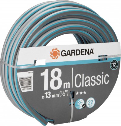 GARDENA Tuyau d'arrosage 1/2 pouce  18001-20 18 m gris, bleu Q017291