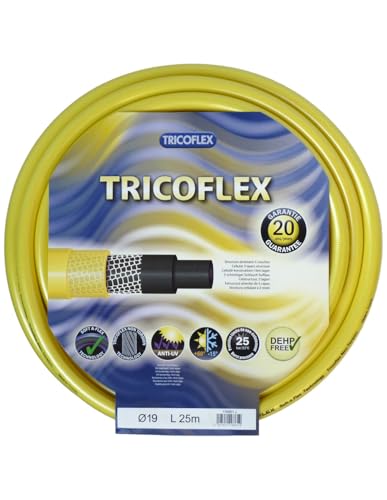 TRICOFLEX Tuyau d'arrosage jaune diam&egrave;tre 19mm longueur 25m -  - 116887