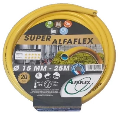 ALFAFLEX Tuyau d'arrosage Super 25mx19mm -  - AFSUP19025