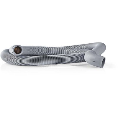 NEDIS Tuyau d'&eacute;vacuation 22 mm coud&eacute; - 19 mm droit 0,5 bar 60 &deg;c 2,50 m