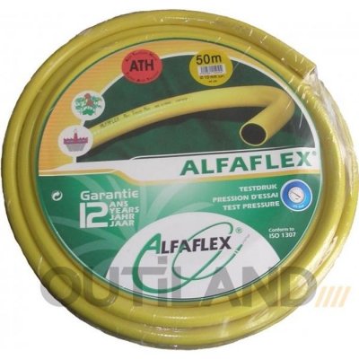 ALFAFLEX Tuyau pvc d'arrosage jaune anti torsion &Oslash;19 en 50m