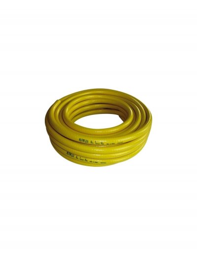 ALFAFLEX Tuyau pvc d'arrosage jaune anti torsion &Oslash;25 en 50m