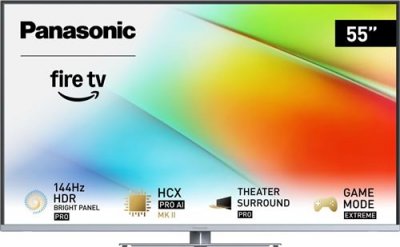 PANASONIC TV-55W93BE6 - T&eacute;l&eacute;viseur intelligent 55 pouces, Full Array LED, 4K HDR
