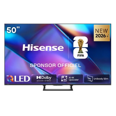 HISENSE TV  50A7S 50" (126 cm) Hi-QLED Smart TV, 4K, 60 Hz, 2026