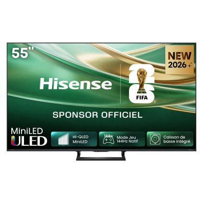 HISENSE TV  55E8S (2026) 55 QLED Mini LED UHD 4K