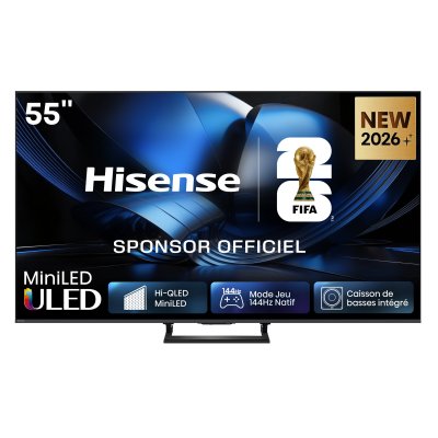 HISENSE Tv  55u7s Pro (2026) 55"" Mini-led Pro Hi-qled Uhd 4k