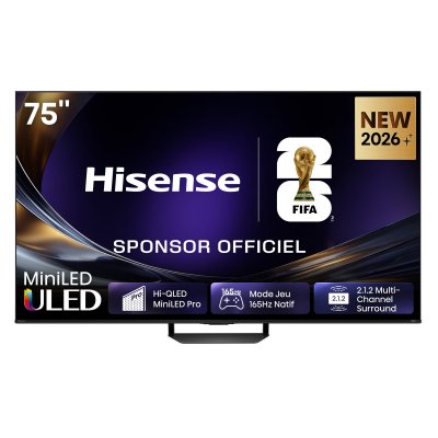 HISENSE TV  Mini LED QLED 75U7S PRO 189 cm 2026