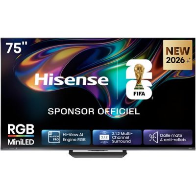 HISENSE TV  RGB Mini LED 4K 75UR8S 189 cm 2026
