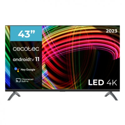 CECOTEC TV intelligente  A3 series ALU30043S 4K Ultra HD LED HDR10