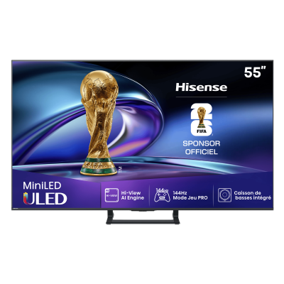 HISENSE TV intelligente  55E8Q 55"" 4K Ultra HD LED HDR