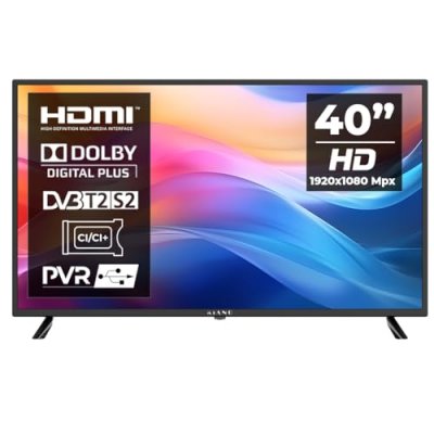 KIANO TV  Slim TV 40 LED FHD HDMI USB Noir