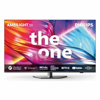 PHILIPS TV LED  The One 75PUS8909 189 cm Ambilight 4K UHD Smart TV 2024 Gris anthracite 