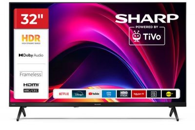 SHARP Tv Led  32 Pouces Smart Tivo Noir 720p Hdr Dolby Digital