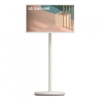 LG TV  StandbyME 27art10 68cm 4k Smart TV 2023 Blanc et Beige