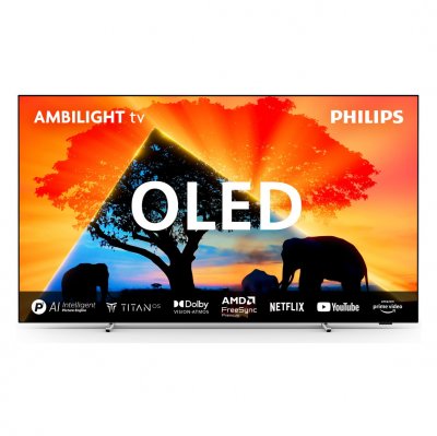 PHILIPS TV OLED Ambilight  55OLED759 139 cm 4K UHD Smart TV 2024 Chrome 