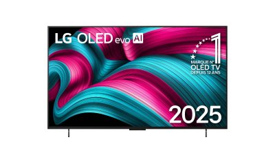 LG TV OLED Evo AI  OLED42C54LA.AEU 106 cm 4K UHD 2025 Noir et Gris et booster de luminosit&eacute; 