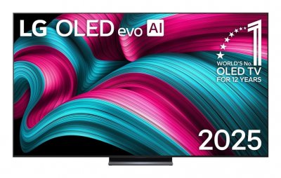 LG TV OLED Evo AI  OLED83C54LA.AEU 210 cm 4K UHD 2025 et booster de luminosit&eacute; 