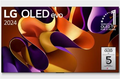 LG TV OLED Evo  OLED83G4 210 cm 4K UHD Smart TV 2024 Noir et Argent