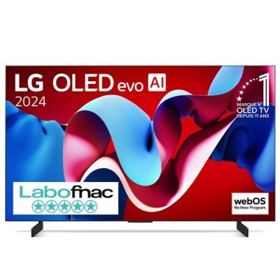 LG TV OLED  OLED42C4 OLED evo Dolby Atmos & Vision 120Hz 4K 106cm 2024
