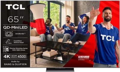 TCL TV QD-Mini LED  65C89K 164 cm 4K UHD 2025 Aluminium bross&eacute; 