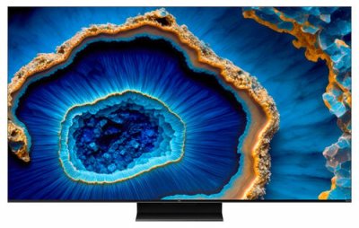 TCL TV QLED Mini LED  50C805 127 cm 4K UHD Google TV Aluminium bross&eacute;
