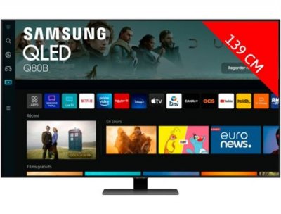 SAMSUNG TV QLED  QE55Q80B 