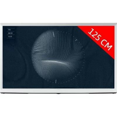 SAMSUNG TV QLED  The Serif TQ50LS01B 125 cm 4K UHD Smart TV 2023 Blanc