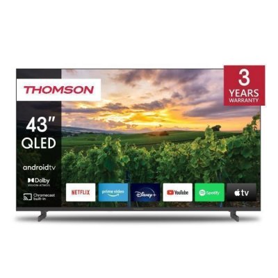 THOMSON TV QLED  43QA2S13 109 cm 4K UHD Android TV Noir