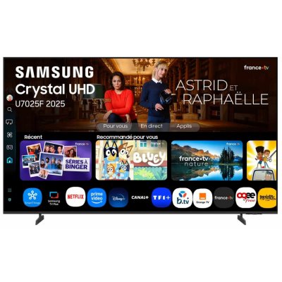 SAMSUNG TV  Crystal UHD 65"" U7025F 2025, 4K, Smart TV