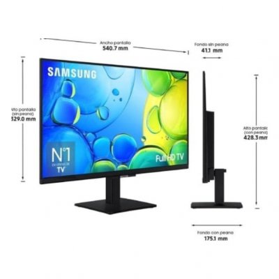 SAMSUNG TV  LED TU24F6005FK 24 Full HD 60Hz Smart TV Tizen HDR10 Slim Look
