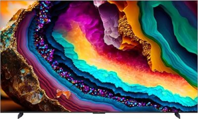 TCL TV  98P745 248 cm 4K HDR Google TV Aluminium bross&eacute;