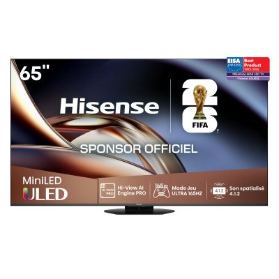 HISENSE TV ULED MiniLed  4K UHD 65U8Q 164 cm 2025 