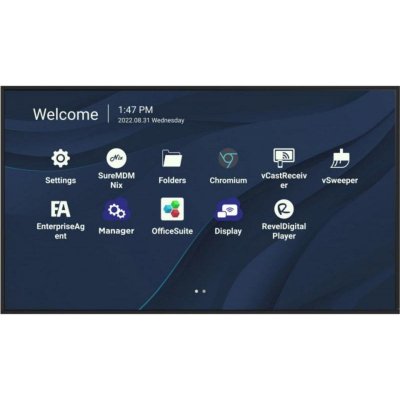 VIEWSONIC TV  CDE7530 75 4K UHD LED HDMI USB-C Noir