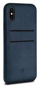TWELVE SOUTH  Relaxed Leather &eacute;tui iPhone X / XS Indigo